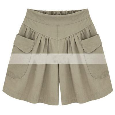 Wide Thigh Women Shorts With Two Pockets - melvincucci