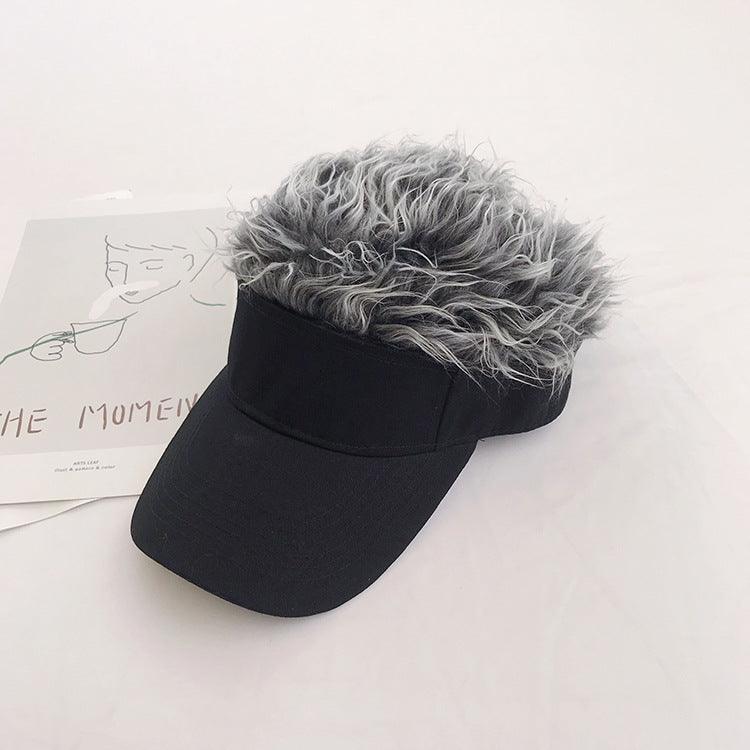 Wig Hat One Piece Peaked Cap Men And Women Personality Empty Top Hat - melvincucci