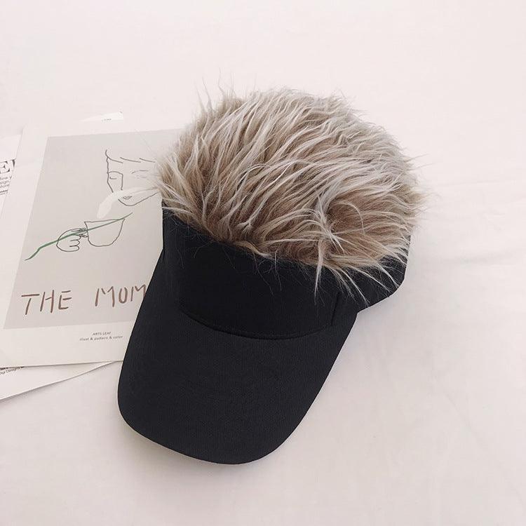 Wig Hat One Piece Peaked Cap Men And Women Personality Empty Top Hat - melvincucci