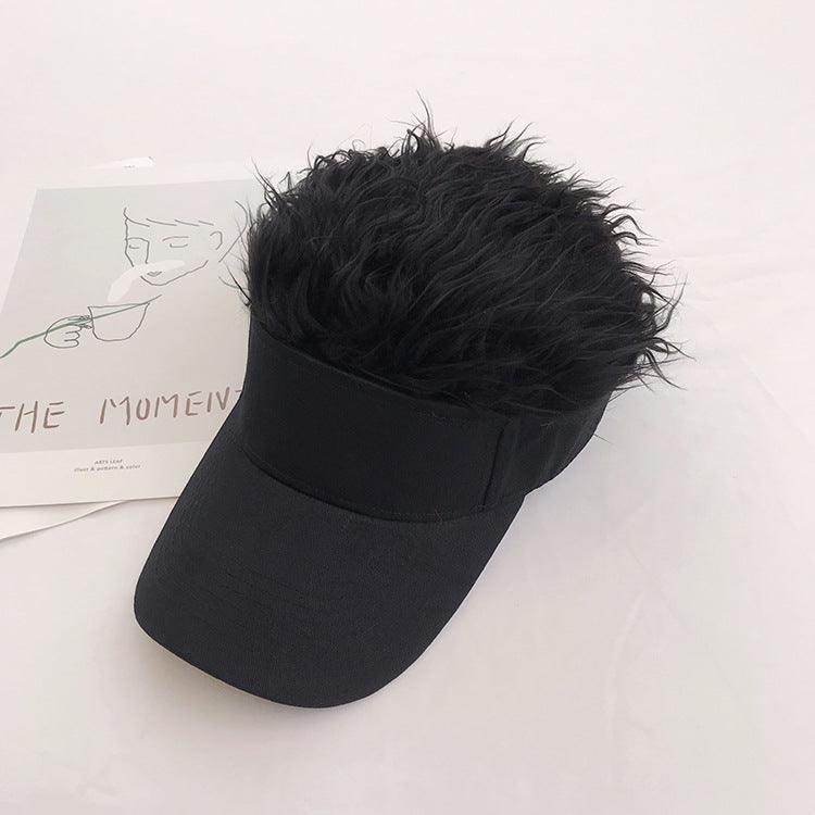 Wig Hat One Piece Peaked Cap Men And Women Personality Empty Top Hat - melvincucci