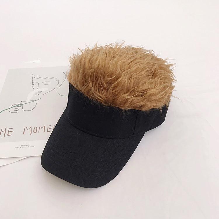 Wig Hat One Piece Peaked Cap Men And Women Personality Empty Top Hat - melvincucci