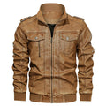 Winter And Autumn Men Leather Jacket Men Motorcycle Jackets - melvincucci