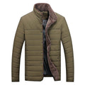 Winter Men Jacket Casual Slim Coats Solid Bomber Men Jackets - melvincucci