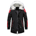 Winter Men Jacket Fur Hooded Collar Thick Warm Parka Men Coats Long Length Outwear - melvincucci