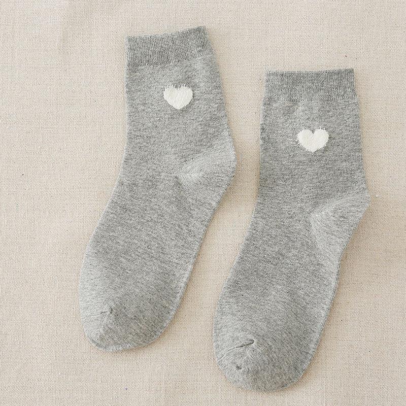 Winter socks women love tube socks cotton socks - melvincucci