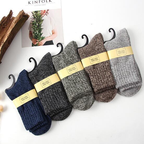 Winter terry wool socks men - melvincucci