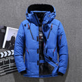 Winter Thick Men Jacket Solid Hooded Coats Hat Detachable Jacket - melvincucci