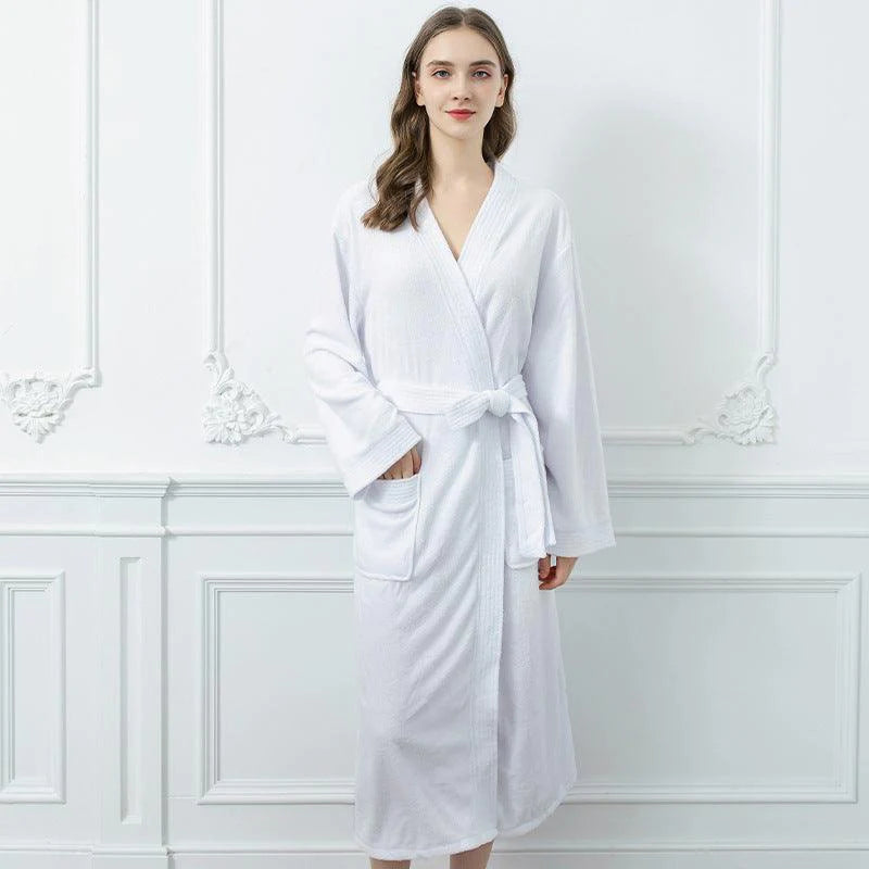 Winter Thickened Japanese-style Double-sided Towel Absorbent Bathrobe - melvincucci