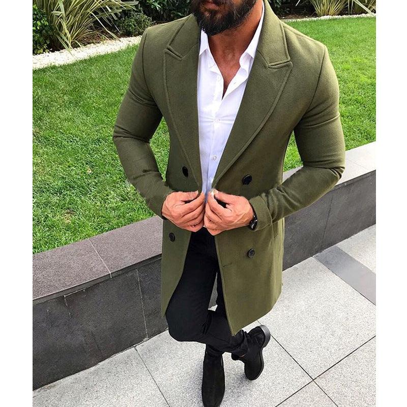 wish hot-selling men's woolen coat - melvincucci
