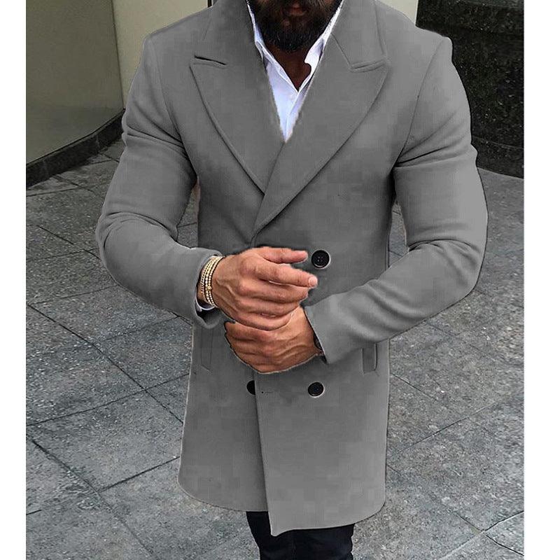 wish hot-selling men's woolen coat - melvincucci