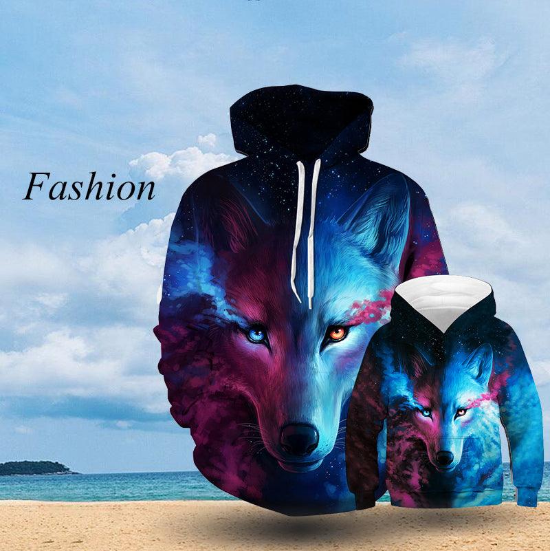 Wolf Printed Hoodies Men 3D Sweatshirt - melvincucci