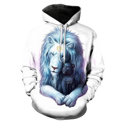 Wolf Printed Hoodies Men 3D Sweatshirt - melvincucci