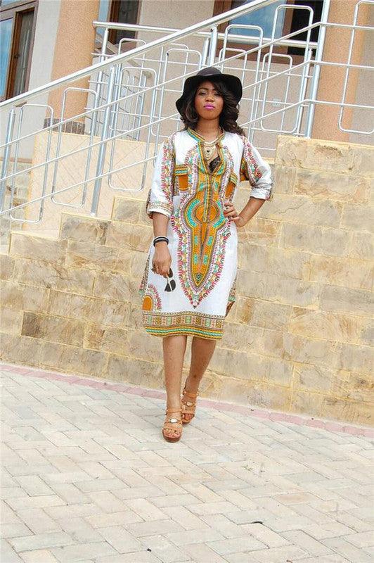 Women African Dresses 2019 Spring Print Ladies Skirt - melvincucci