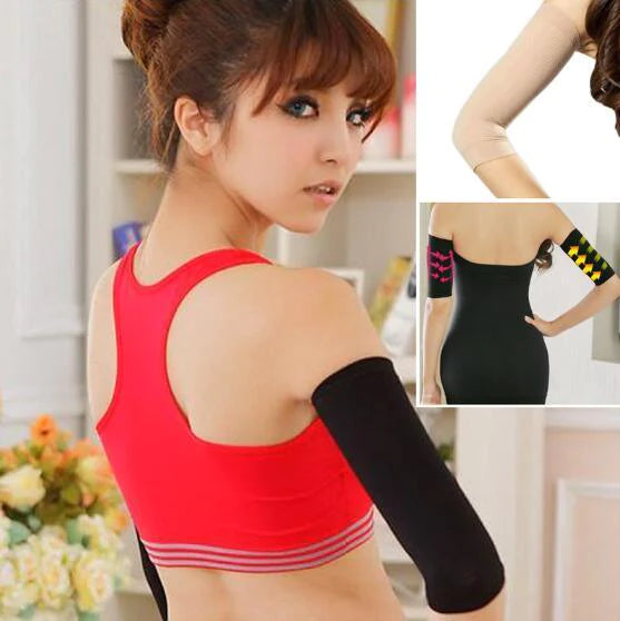 Women Arm Shaping Sleeves Ladies Elastic Slimming Shaperwear - melvincucci