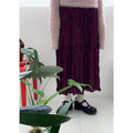 Women Autumn And Mid Length Wrinkled Skirt - melvincucci