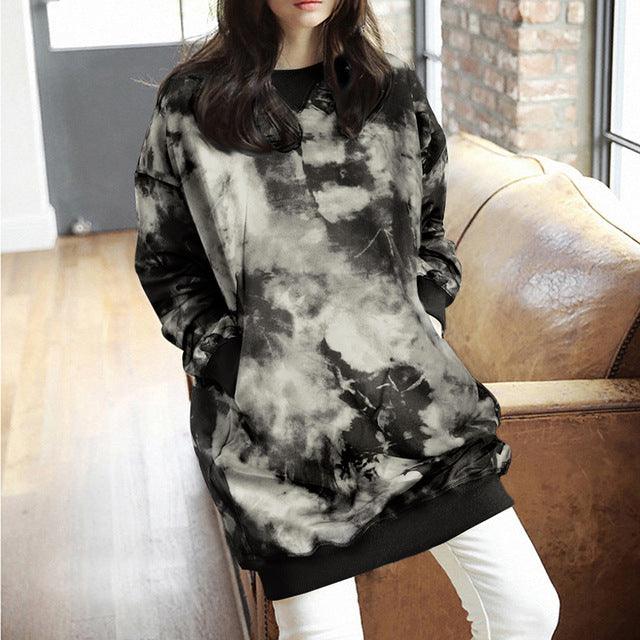 Women Casual Solid Sweatshirts Plus Size Tops Autumn - melvincucci