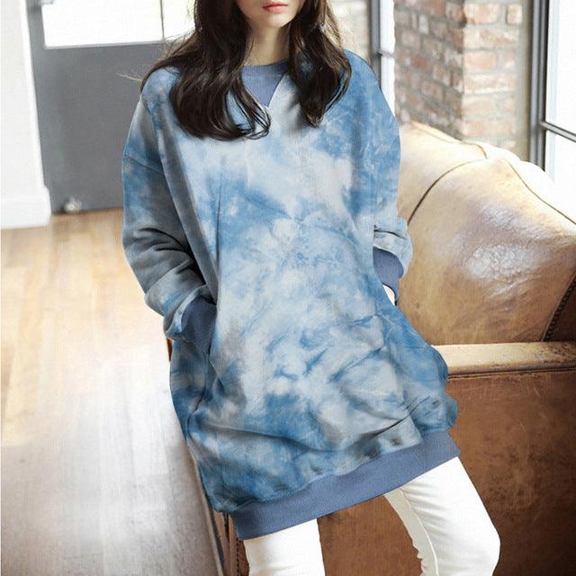 Women Casual Solid Sweatshirts Plus Size Tops Autumn - melvincucci
