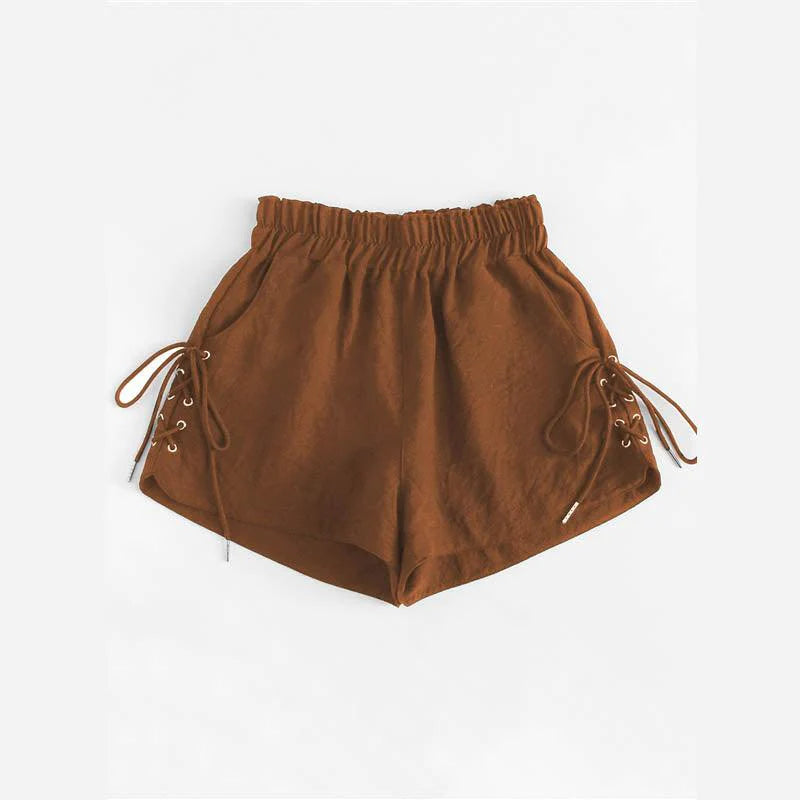 Women Comfortable casual relaxed shorts summer - melvincucci