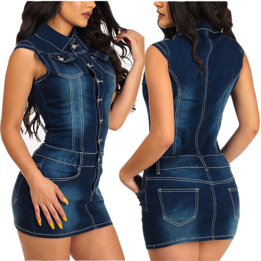 Women Denim dress - melvincucci