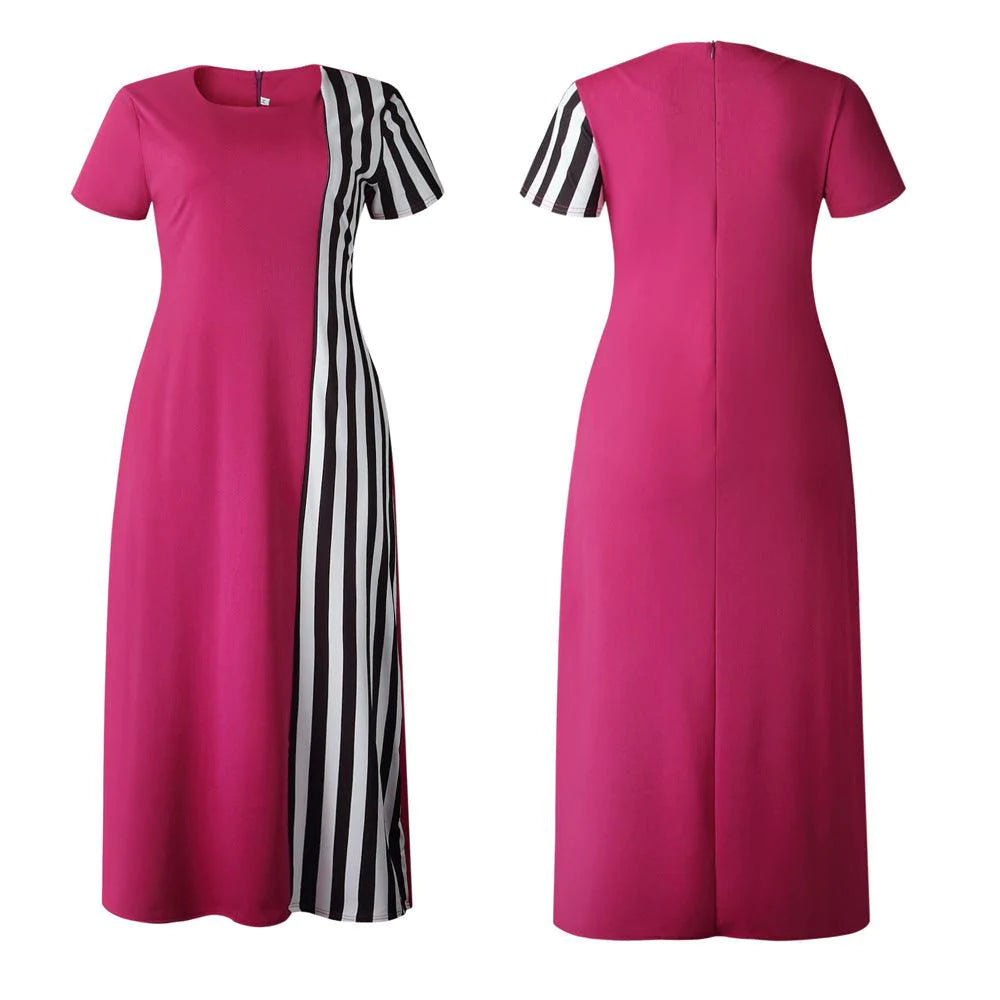 Women Dress Summer Loose Long Ladies Skirt African Clothing - melvincucci
