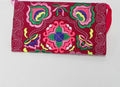 Women Ethnic Handmade Embroidered Wristlet Clutch Bag Vintage Purse Wallet - melvincucci
