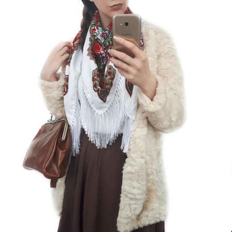 Women Ethnic Style Baotou Scarf Shawl - melvincucci