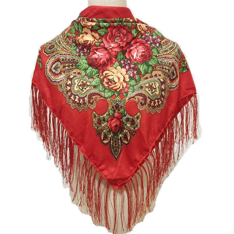 Women Ethnic Style Baotou Scarf Shawl - melvincucci