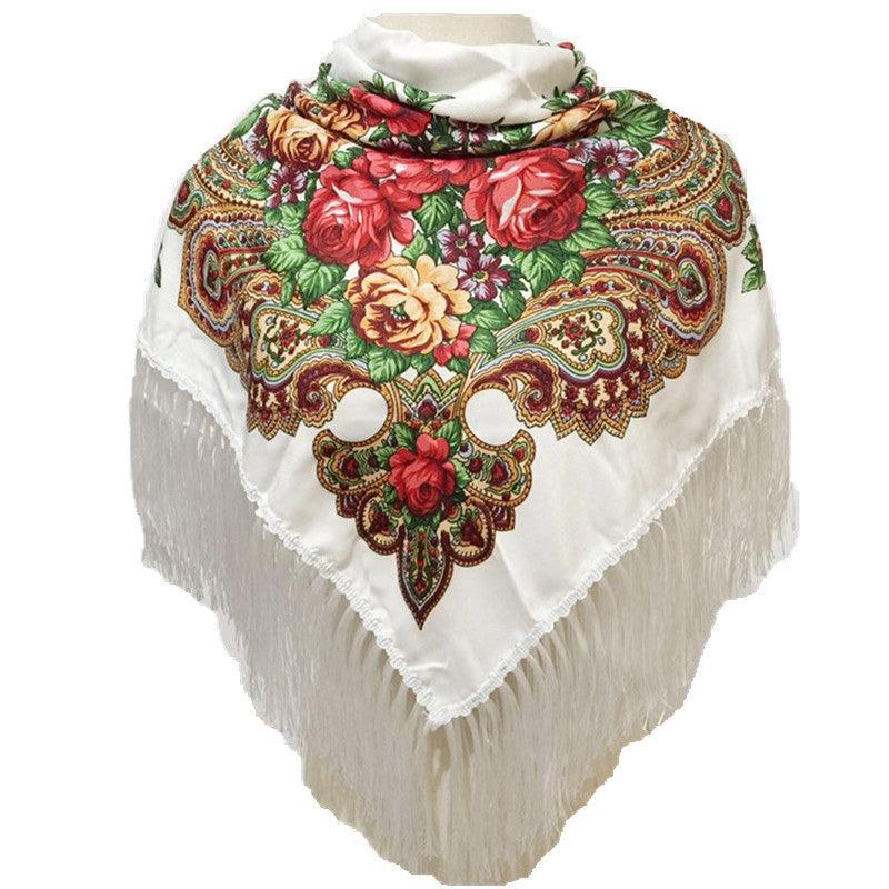 Women Ethnic Style Baotou Scarf Shawl - melvincucci