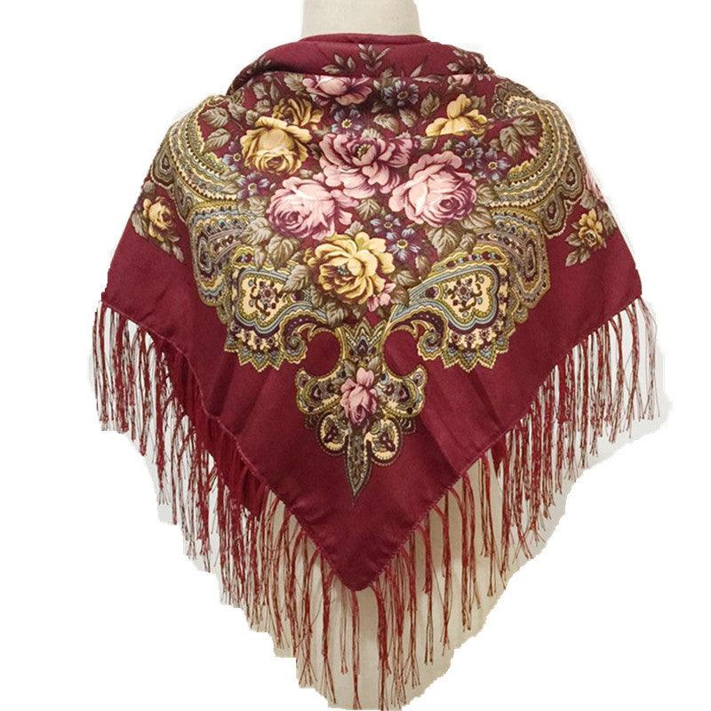 Women Ethnic Style Baotou Scarf Shawl - melvincucci