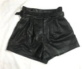 Women Harajuku Genuine Leather shorts - melvincucci