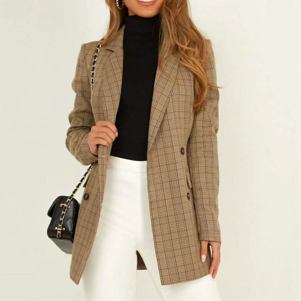 Women Jackets Coats Outwear Khaki - melvincucci