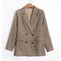 Women Jackets Coats Outwear Khaki - melvincucci