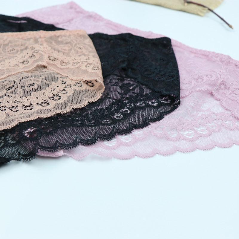 Women lace breathable underwear - melvincucci