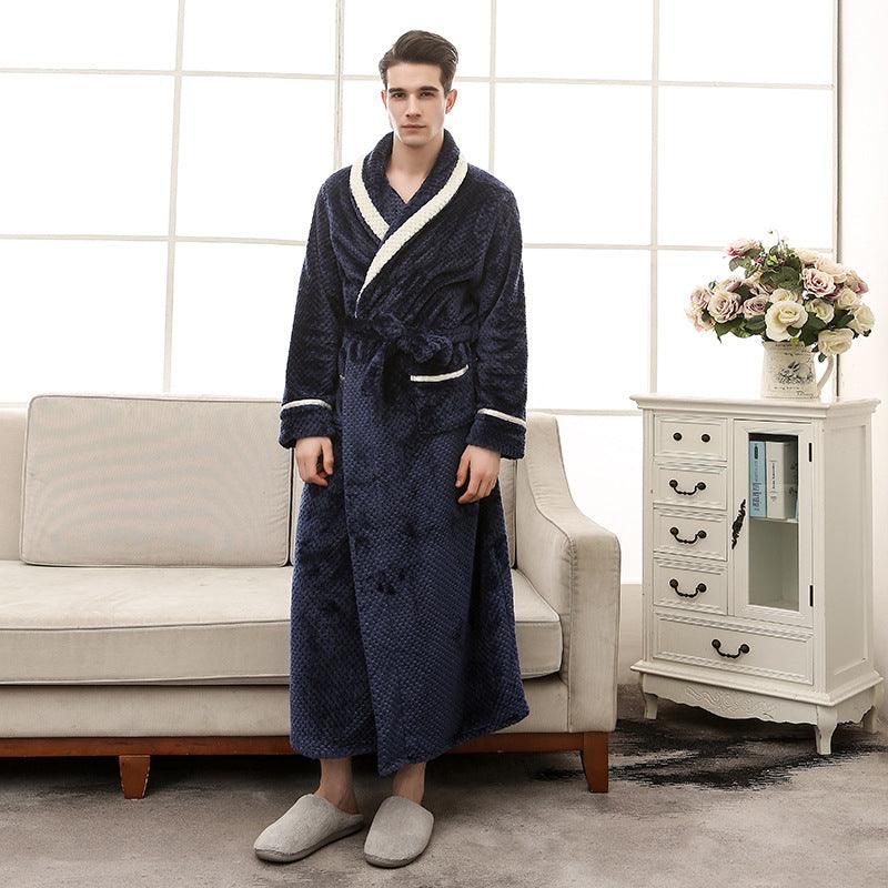 Women Pajamas Couple Gown Bathrobe Winter Robe - melvincucci
