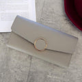 Women Pu Leather Purse Zipper Wallet - melvincucci