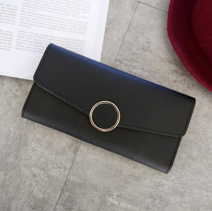 Women Pu Leather Purse Zipper Wallet - melvincucci