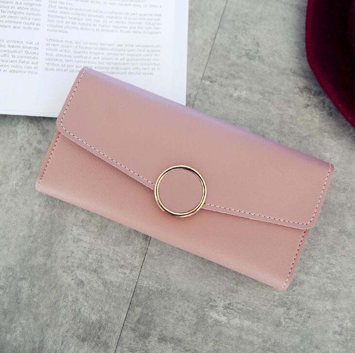 Women Pu Leather Purse Zipper Wallet - melvincucci