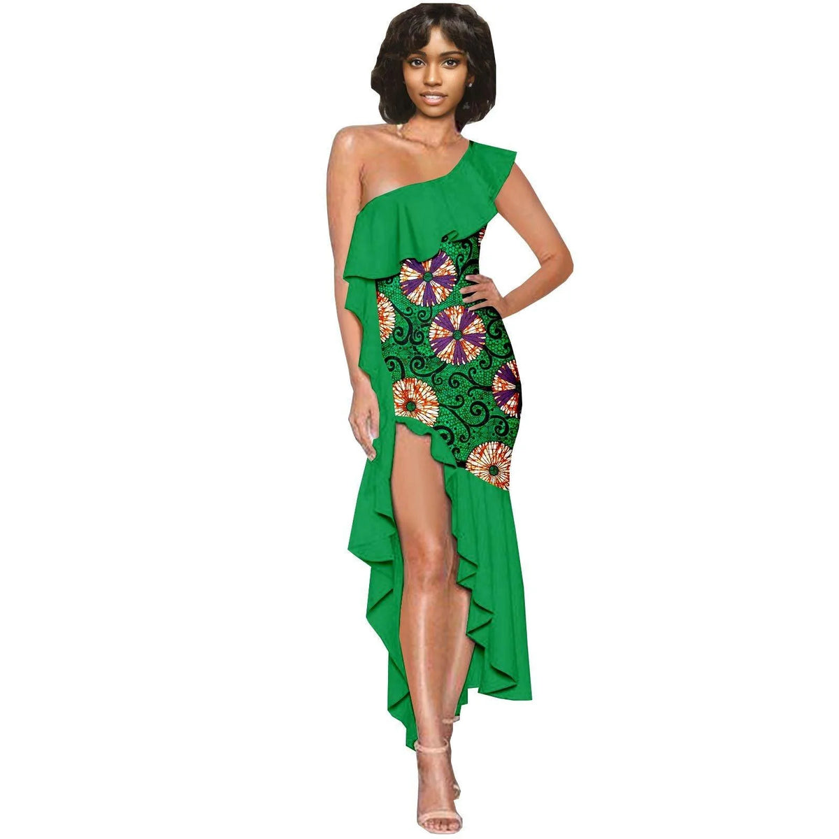 Women's African Ethnic Cotton Batik Dress - melvincucci