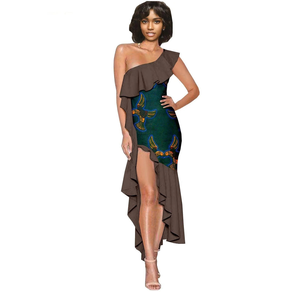 Women's African Ethnic Cotton Batik Dress - melvincucci