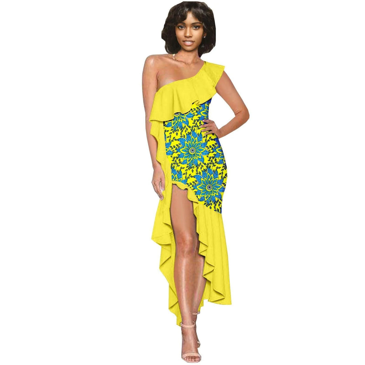Women's African Ethnic Cotton Batik Dress - melvincucci