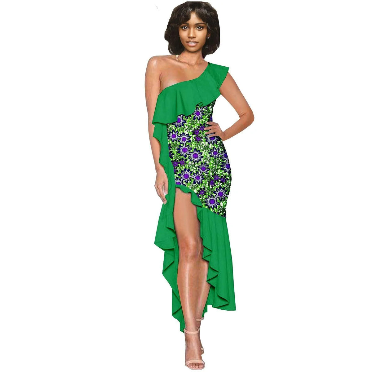 Women's African Ethnic Cotton Batik Dress - melvincucci