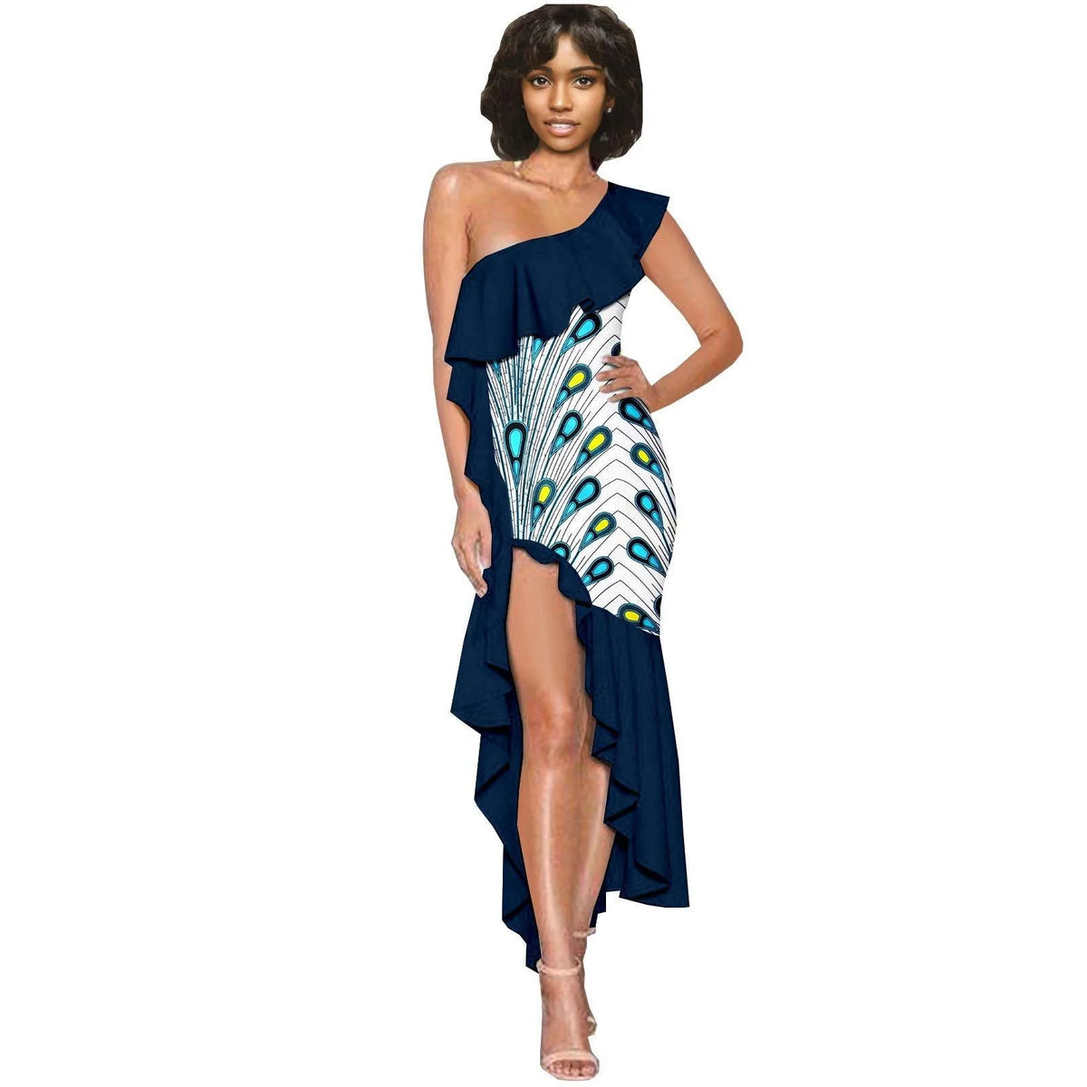 Women's African Ethnic Cotton Batik Dress - melvincucci