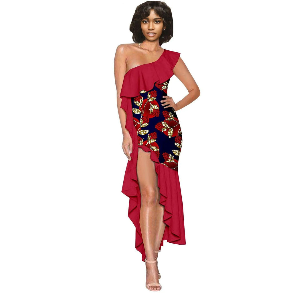 Women's African Ethnic Cotton Batik Dress - melvincucci