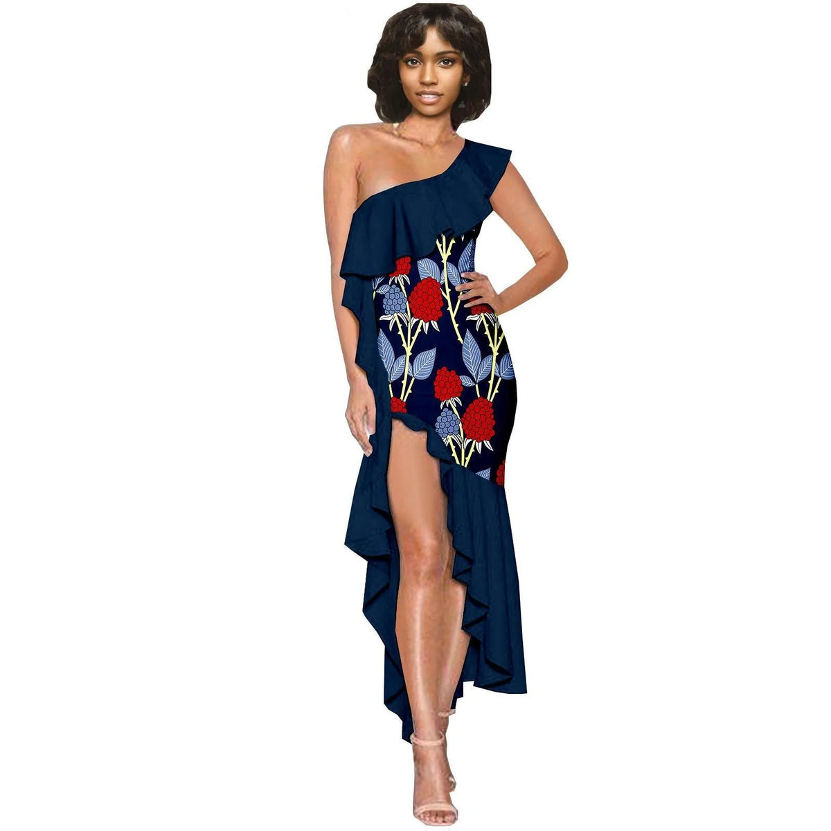 Women's African Ethnic Cotton Batik Dress - melvincucci