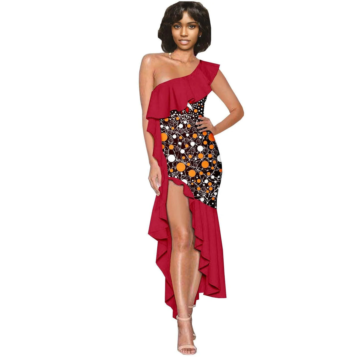 Women's African Ethnic Cotton Batik Dress - melvincucci