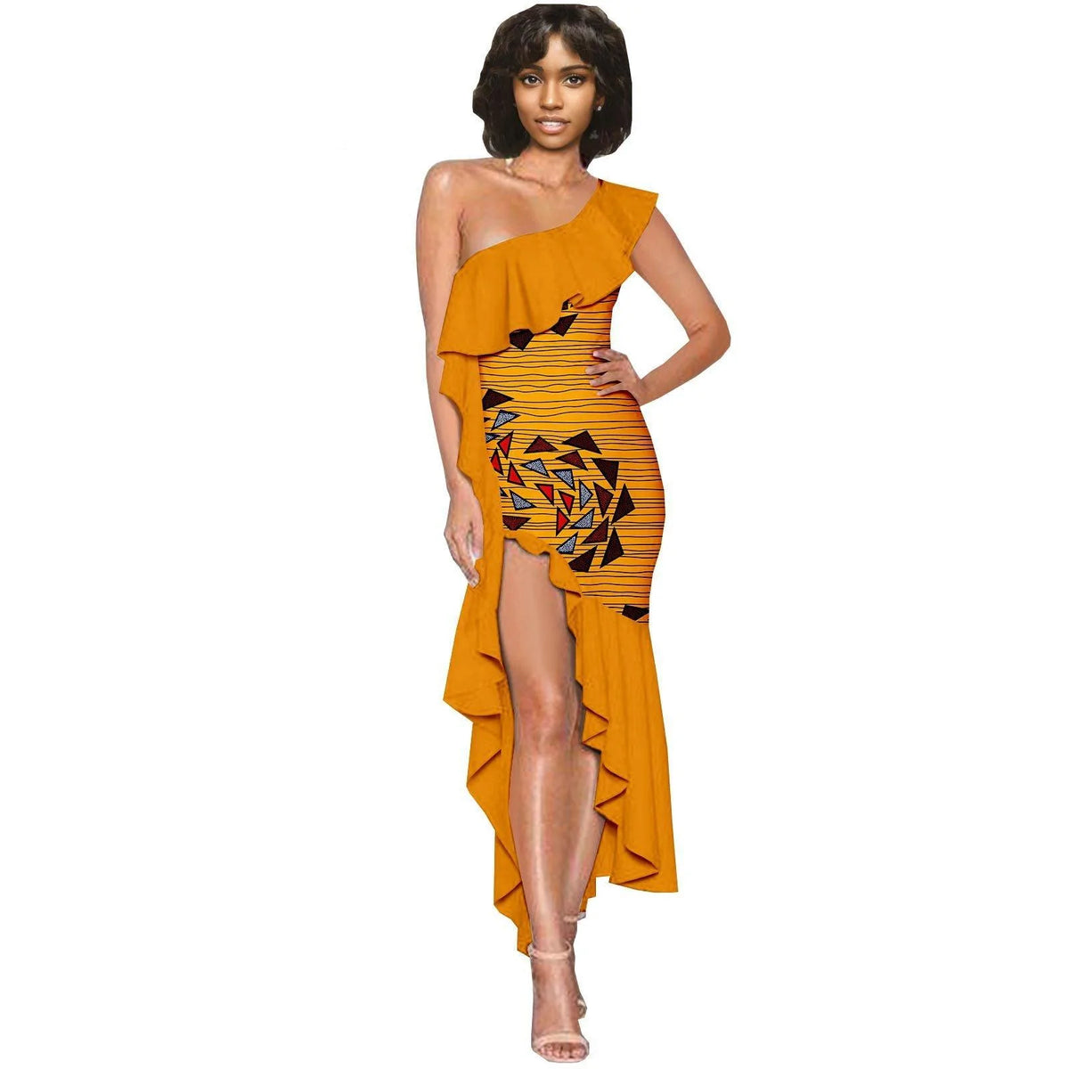 Women's African Ethnic Cotton Batik Dress - melvincucci