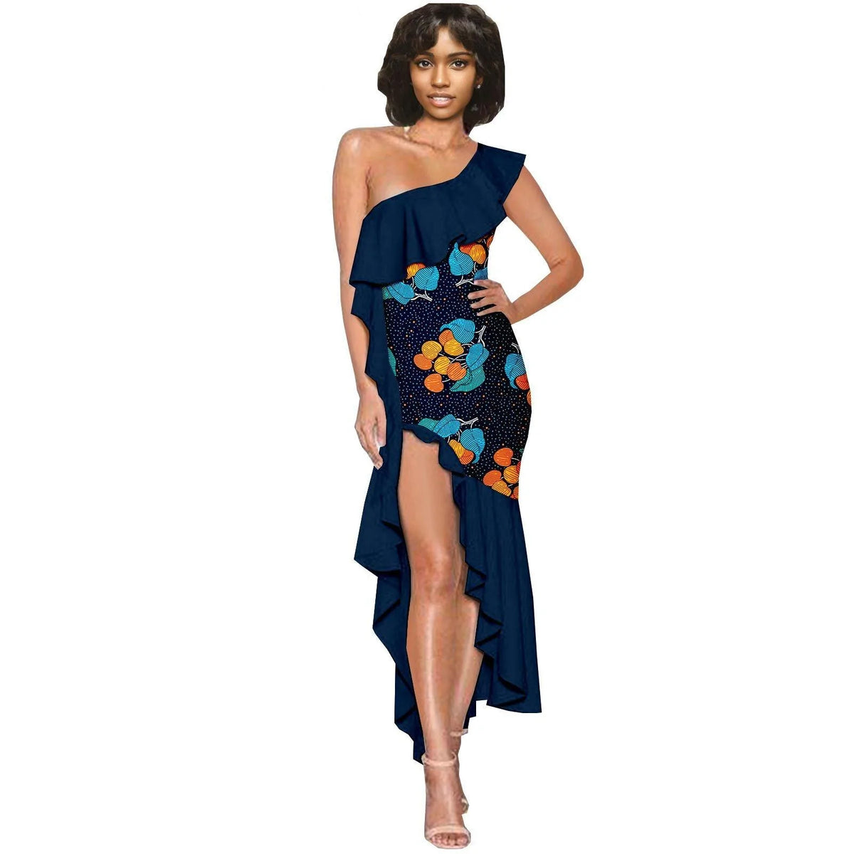 Women's African Ethnic Cotton Batik Dress - melvincucci