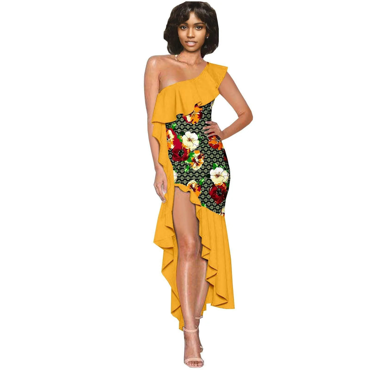 Women's African Ethnic Cotton Batik Dress - melvincucci