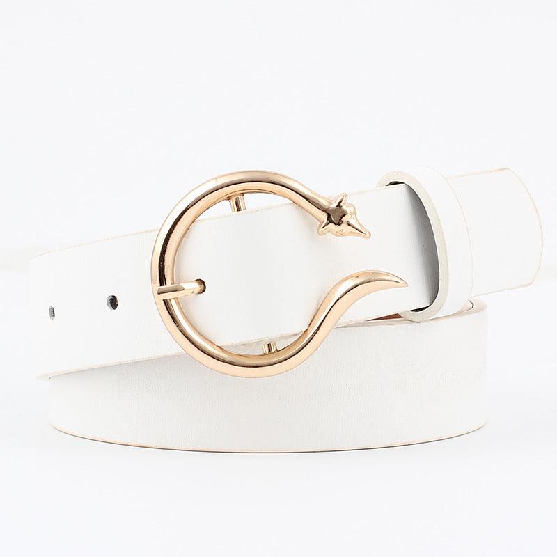 Women's belt decoration wide belt women all-match fashion - melvincucci