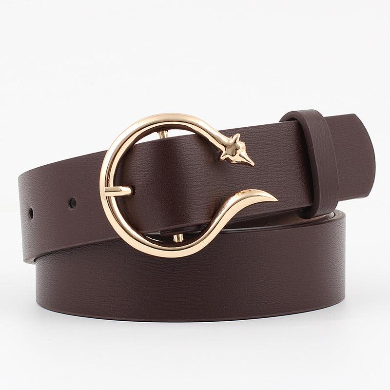 Women's belt decoration wide belt women all-match fashion - melvincucci